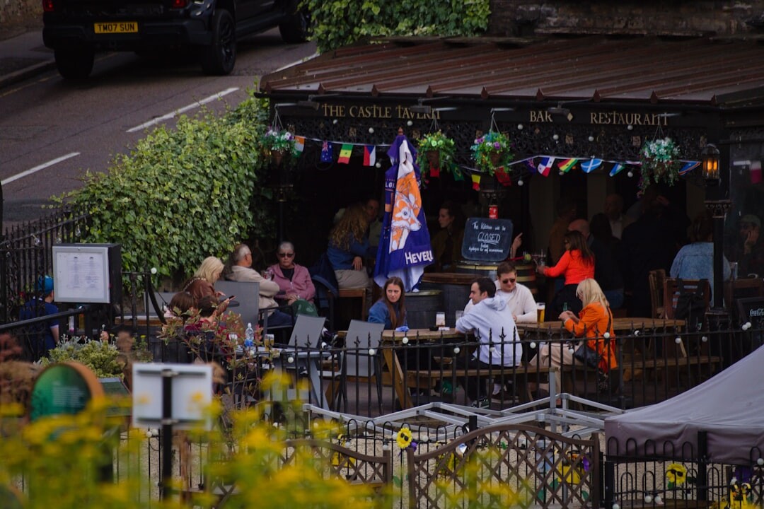 community gathering outdoors